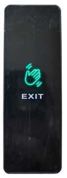 НАРУЖНАЯ КНОПКА ВЫХОДА НА ПОВЕРХНОСТИ ОТКРЫТЬ ДВЕРЬ ВОРОТА ЧЕРНЫЙ IP68 СВЕТОДИОД