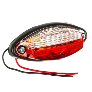LAMPA OBRYSOWA OBRYSÓWKA BIAŁO CZERWONA ŁEZKA G-02