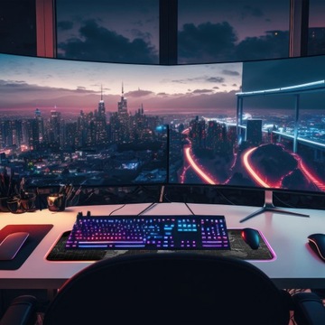 КОВРИК ДЛЯ ИГРОВОЙ МЫШИ СО СВЕТОДИОДНОЙ ПОДСВЕТКОЙ XXL