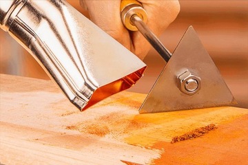 ТЕПЛОВАЯ ПИСТОЛЕТКА VERTO 2000ВТ 350-550 ГРАДУСОВ С НАКОНЕЧНИКАМИ
