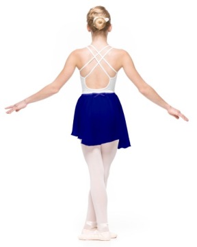 ШИФОНОВАЯ ЮБКА ДЛЯ БАЛЕТНЫХ ТАНЦЕВ 134/140