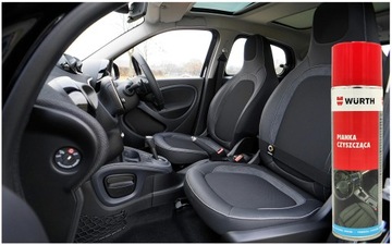 WURTH Пена для чистки обивки, ковров, пластика, стекла, набор из 2 шт.