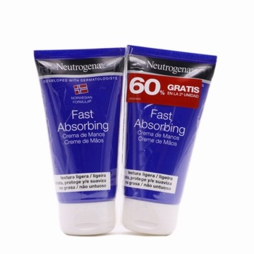 Neutrogena Formula krem do rąk szybko wchłaniający 2x75ml