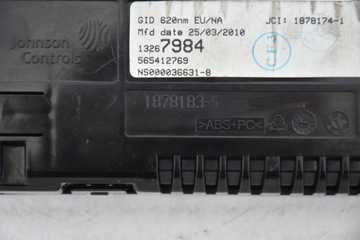 ДИСПЛЕЙ РАДИОЭКРАНА OPEL ASTRA J IV 13267984