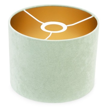 NOWOCZESNY ZŁOTY ABAŻUR WELUR 20 cm