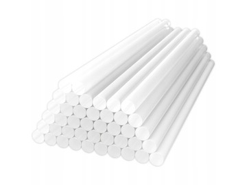 KLEJ DO PISTOLETU NA GORĄCO WKŁADY KLEJOWE BEZBARWNY 1KG 11mm - 12mm ~42SZT