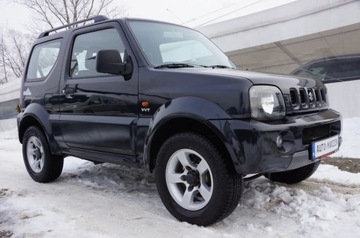 Suzuki Jimny III Standard 1.3 VVT 85KM 2005 Suzuki Jimny 1.3 Benzyna 85 KM, 4x4, Klima, Hak, Maly przebieg, Zarejestro, zdjęcie 8