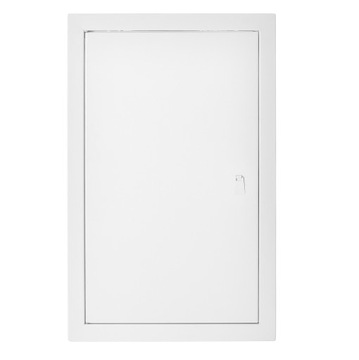 Drzwiczki rewizyjne 50x80 białe uchwyt metalowe