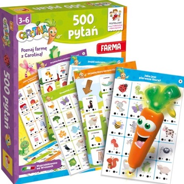 CAROTINA 500 PYTAŃ FARMA 10128 LISCIANI nauka