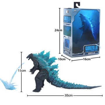 Фигурка NECA Godzilla King of the Monsters 2019 2024, синяя, реалистичная