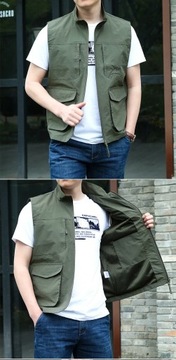 Весенняя и осенняя верхняя одежда с множеством карманов Fi