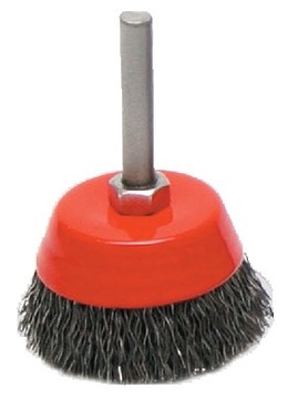 Szczotka Doczołowa 80mm INOX Trzpieniowa Szczotex