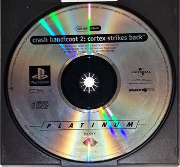 Gra Crash Bandicoot 2 PSX SAMA PŁYTA CZYTAJ OPIS !!!