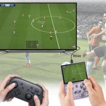 Портативная мобильная игровая консоль в стиле ретро Anbernic RG35XX 64 ГБ IPS фиолетовая