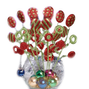 2×OZDOBNY PAW PTASZKI DEKORACJA NA CHOINKĘ44.5CM