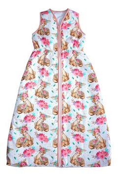 ŚPIWÓR ŚPIWOREK DO SPANIA 128-134 cm OCIEPLANY