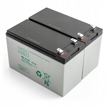 Zestaw akumulatorów do APC RBC9 SSB SBL 9-12L x2