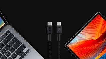 GC PowerStream 60 Вт USB-C — короткий кабель USB-C типа C длиной 30 см. Подача питания