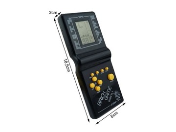 Электронная портативная консоль в стиле тетрис в стиле ретро