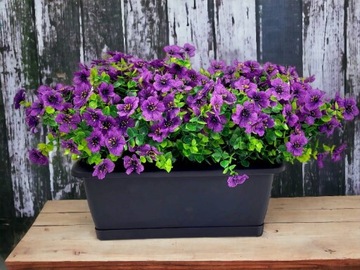 Искусственная петуния пеларгония сурфиния цветы для балкона-террасы 1 шт - светло-розовые