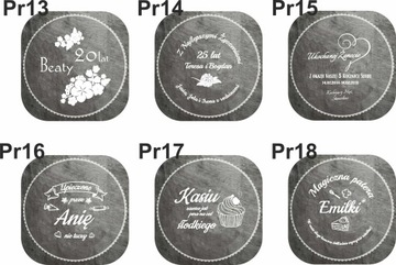 PATERA NA CIASTO Z GRAWEREM GRAWER SZKLANA