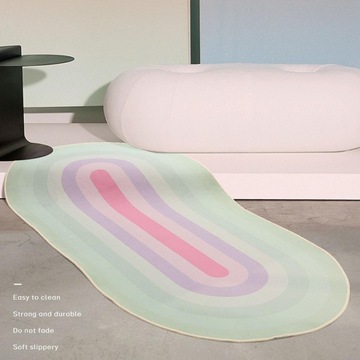 Противоскользящие коврики для ванной комнаты, моющаяся подушка, быстросохнущие, 80см x 160см, зеленые