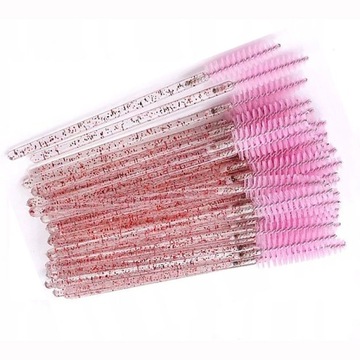 Кисть для бровей и ресниц Spiral Glitter 50 шт.