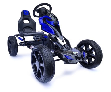 WIELKI GOKART NA PEDAŁY do60kg 5-12lat scout BLUE