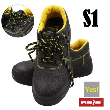 BUTY ROBOCZE DAMSKIE METALOWY NOSEK S1 Z BLACHĄ 40