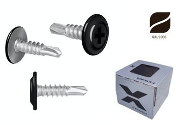 WKRĘT MONTAŻOWY obróbkowy 4,2x65mm RAL9005 czarne