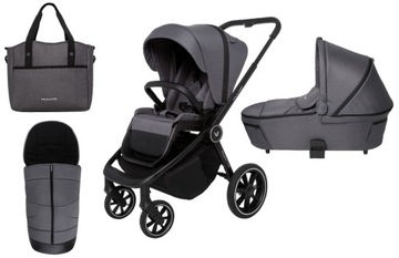 MUUVO QUICK 4.0 SPACERÓWKA +GONDOLA 3.0 WÓZEK GŁĘBOKO-SPACEROWY DO 22KG LUX
