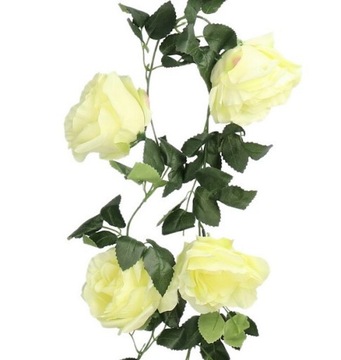 ИСКУССТВЕННЫЕ ЦВЕТЫ РАСТЕНИЯ ГИРЛАНД 210СМ РОЗА РОЗЫ