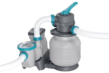 Насос для песка для бассейна 6056 л/ч + шарики фильтра Bestway