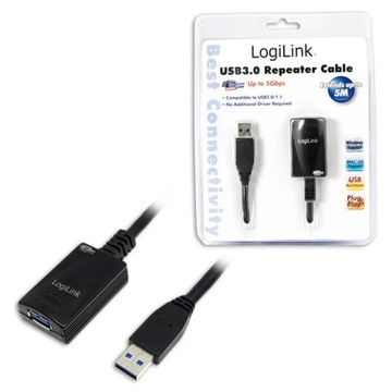 Kabel przedłużacz USB3.0 dł. 5m