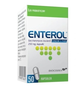 Enterol 250 mg 50 kapsułek