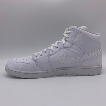 Buty męskie sneakersy sportowe białe Nike Air Jordan 1 Mid rozmiar 50,5