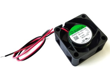 [1szt] Wentylator 12V DC 40x40x20mm ślizgowe 0.88W 6000RPM 13m3/h SUNON