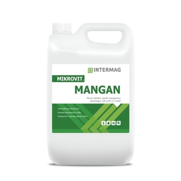 Mikrovit Mn 160 Mangan 5L Intermag nawóz dolistny