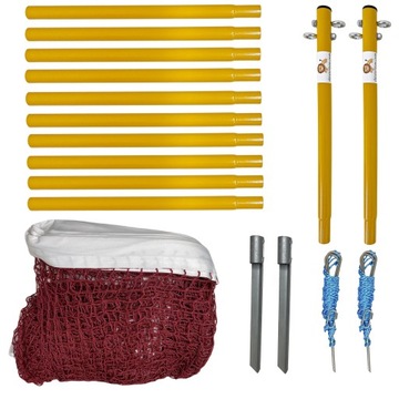 ВОЛЕЙБОЛЬНАЯ СЕТКА Clever Leon, ПЛЯЖНЫЕ МЯЧИ ДЛЯ БАДМИНТОНА, ТЕННИСА, ДЛЯ САДА