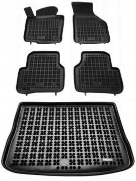Vw Tiguan 2007-2015 Gumové rohože Rohož do kufru