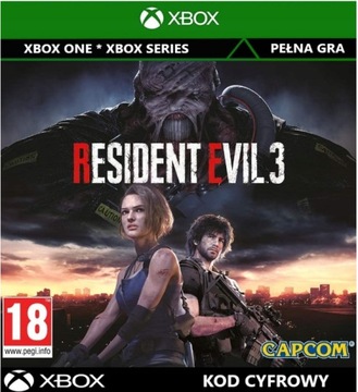 RESIDENT EVIL 3 REMAKE KLUCZ XBOX PL + BONUS