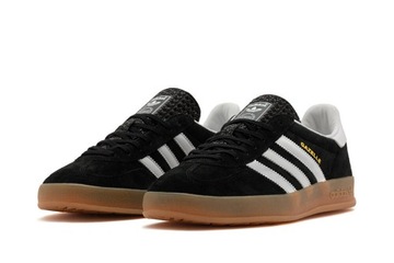 Buty Adidas Gazelle Indoor Core (H06259) SKÓRZANE ZAMSZOWE NA WIOSNĘ LEKKIE