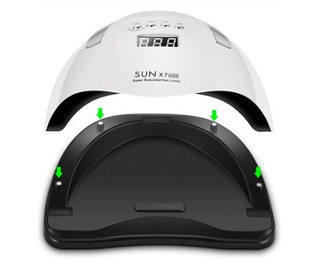УФ-лампа для ногтей с двумя светодиодами Sun X7 MAX 180 Вт