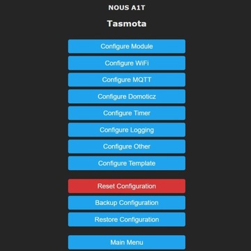 Умная WIFI розетка NOUS A1T TASMOTA