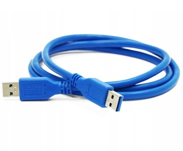 Kabel Przewód USB 3.0 typ A (M) Dwukierunkowy 1m