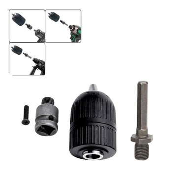 Патрон для дрели Преобразователь Дрель Ударный гайковерт Электроинструменты 3 шт.