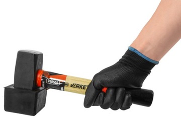 MŁOTEK BRUKARSKI NAKŁADKĄ GUMĄ KOSTKI BRUKU 1500g