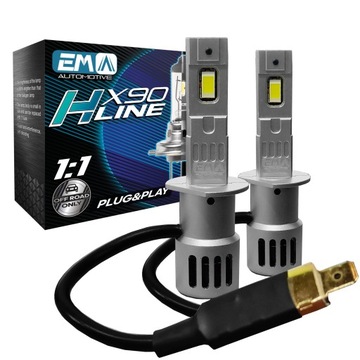 Żarówki LED H1 Retrofit Plug&Play 1 do 1 CANBUS 70W