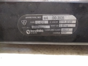 SADA ÚCHYTU PŘÍVĚSU WESTFALIA 314341600001