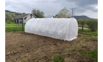 ФОЛЬГА ТУННЕЛЬ 3x6 18м2 САДОВАЯ ФОЛЬГА ТЕПЛИЧНАЯ ФОЛЬГА 6x3 БЕЛАЯ ПРОЧНАЯ